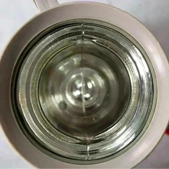 Vintage 60s orange glass insert wide mouth  Thermos model 6202 - Picture 6 of 9